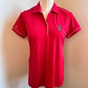 Antigua Texas Tech Red Raiders Polo collar top team apparel college women small